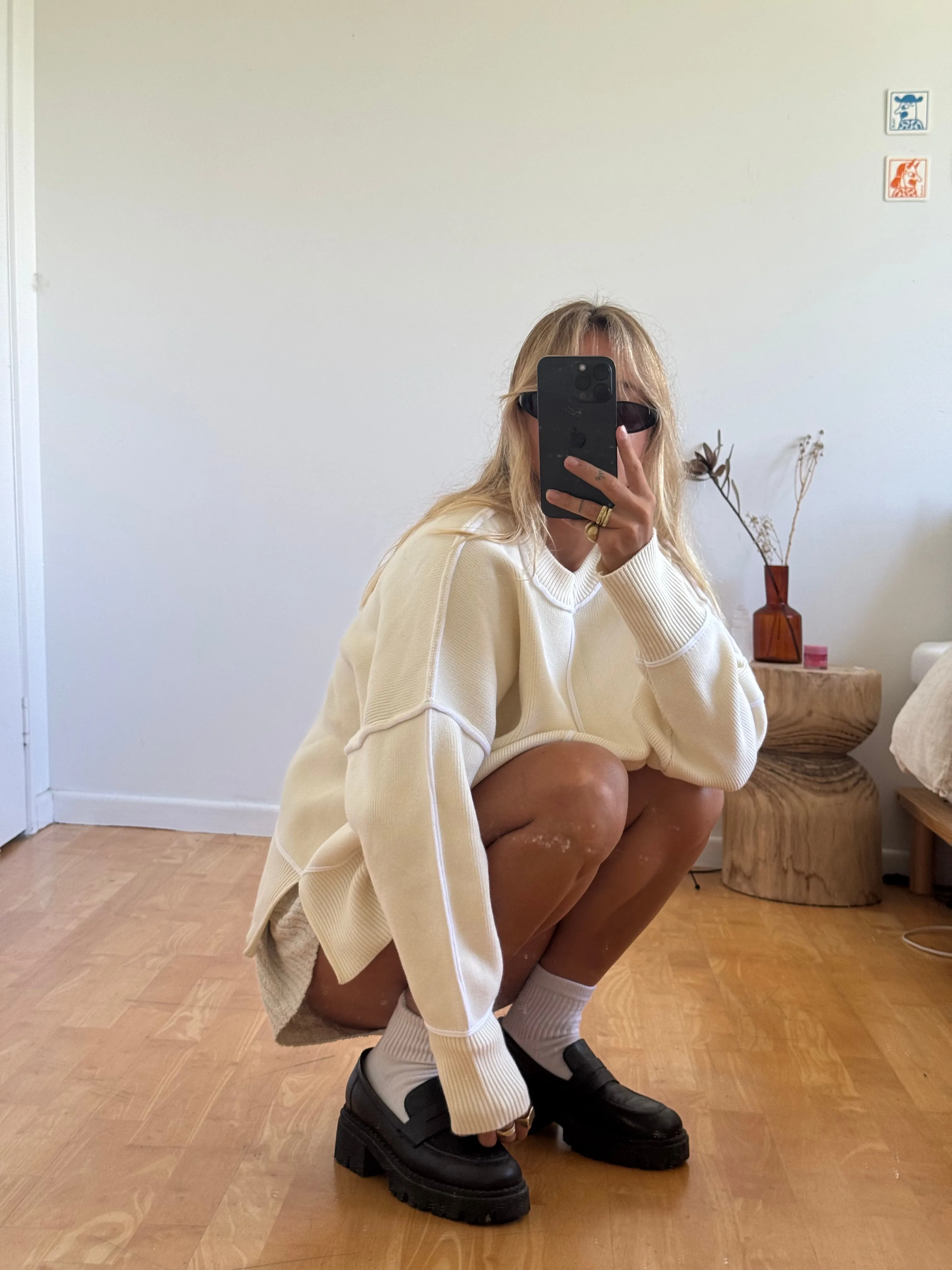 AFTER HOURS KNIT TOP - NATURAL