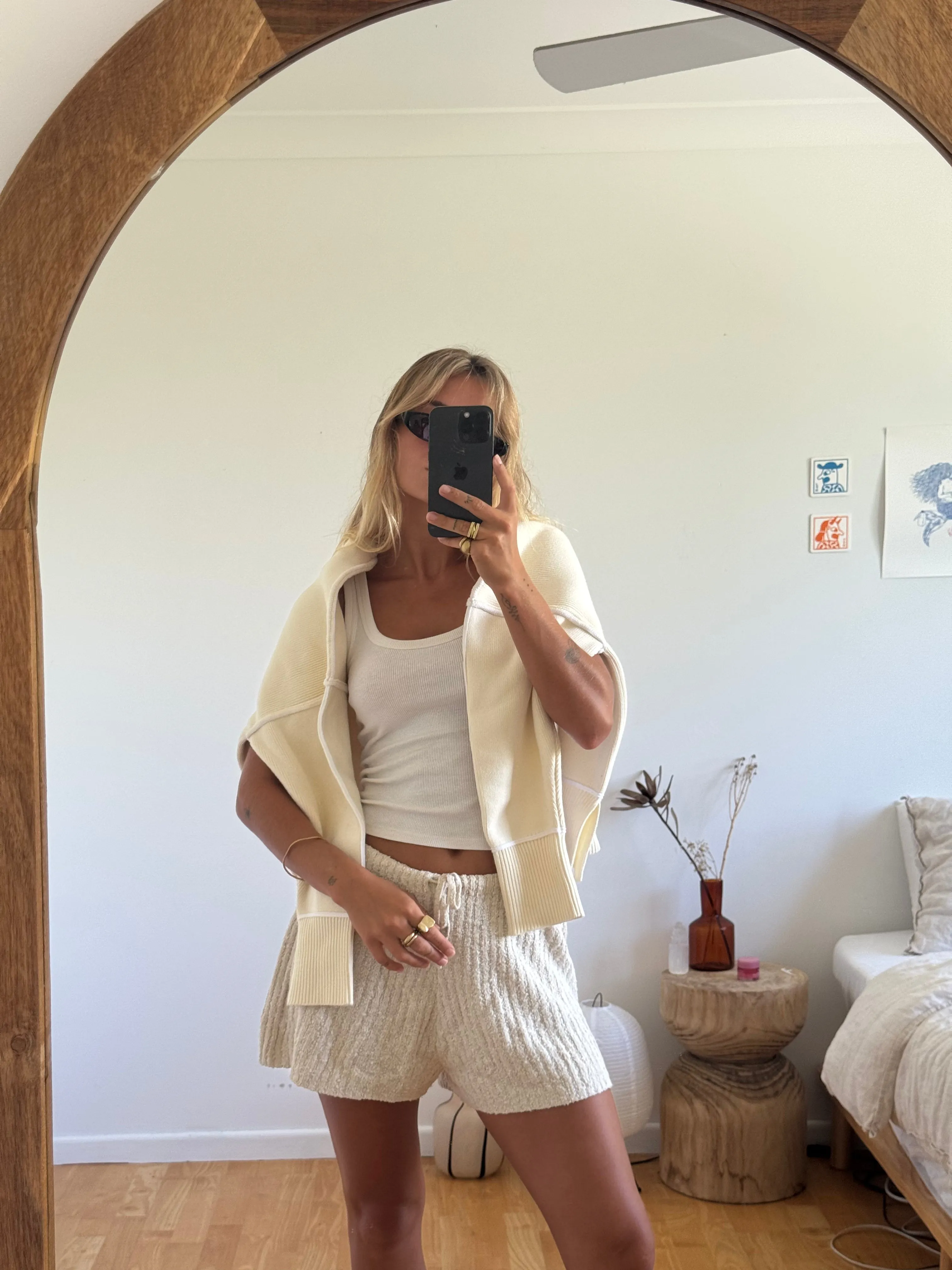 AFTER HOURS KNIT TOP - NATURAL