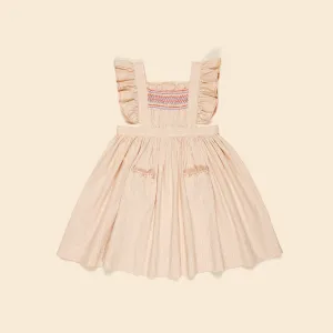 Bessie Pinafore in Cazan Stripe