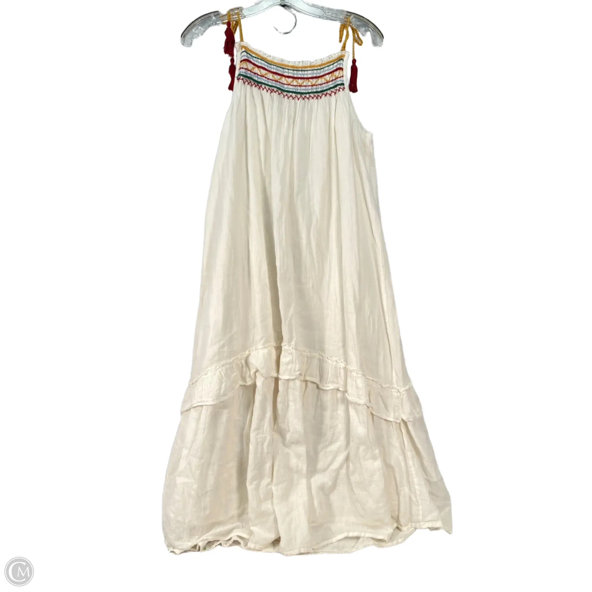 Dress Casual Midi By Velvet By Graham & Spencer In Red & White, Size: S