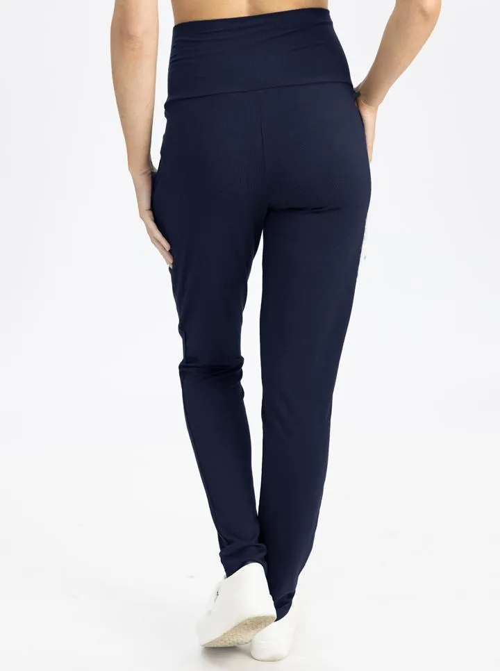'Eden' Bamboo Maternity Lounge Pants - Navy