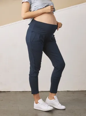'Eden' Bamboo Maternity Lounge Pants - Navy