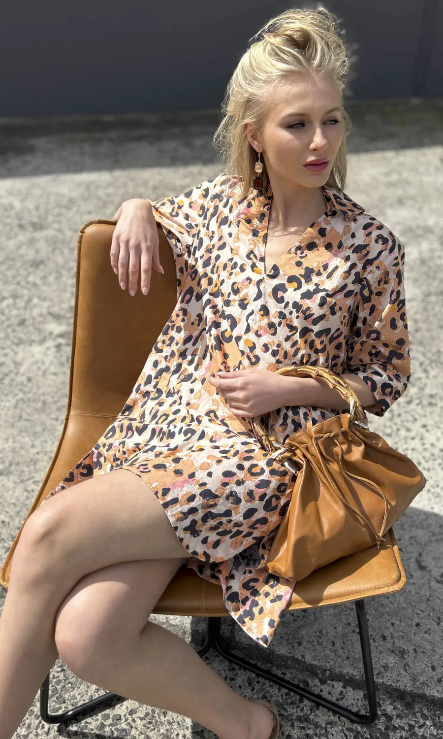 hoss  Animal Print Pharell Dress