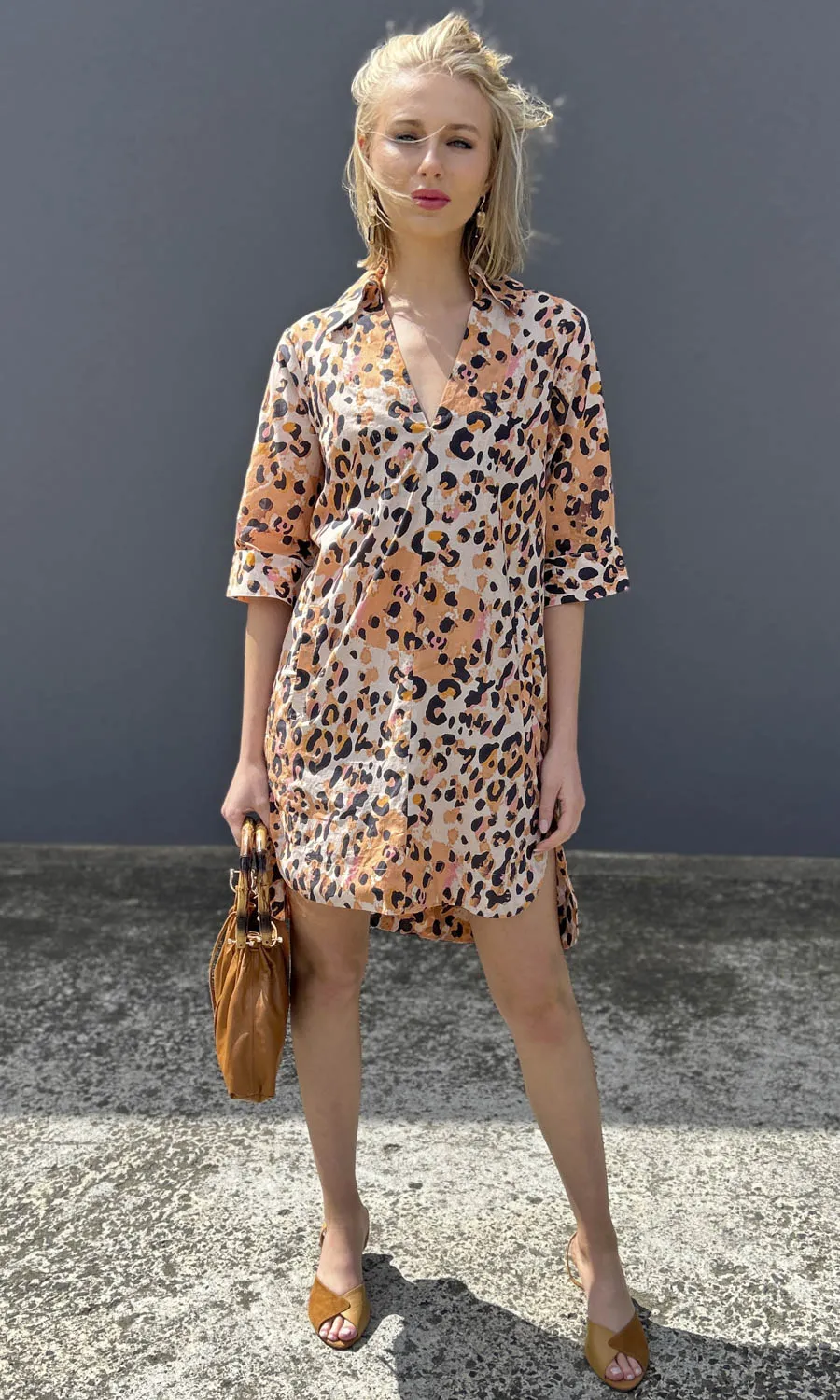 hoss  Animal Print Pharell Dress