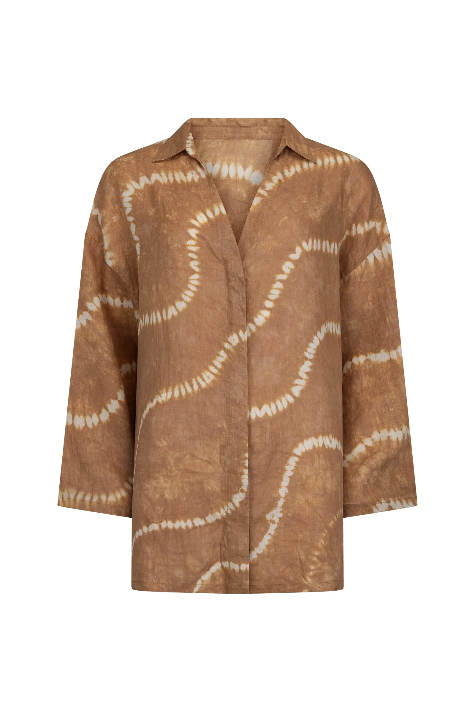 IN WONDER TIEDYE SHIRT - TAN