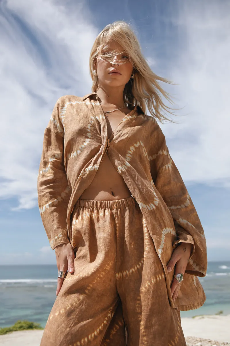IN WONDER TIEDYE SHIRT - TAN