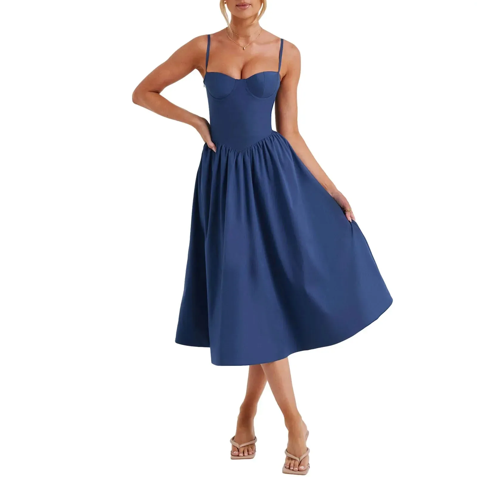 Knitted Maxi Crochet Slim Fit Hollow Out Midi Warm Party Club Woolen Long Casual Women's Dress