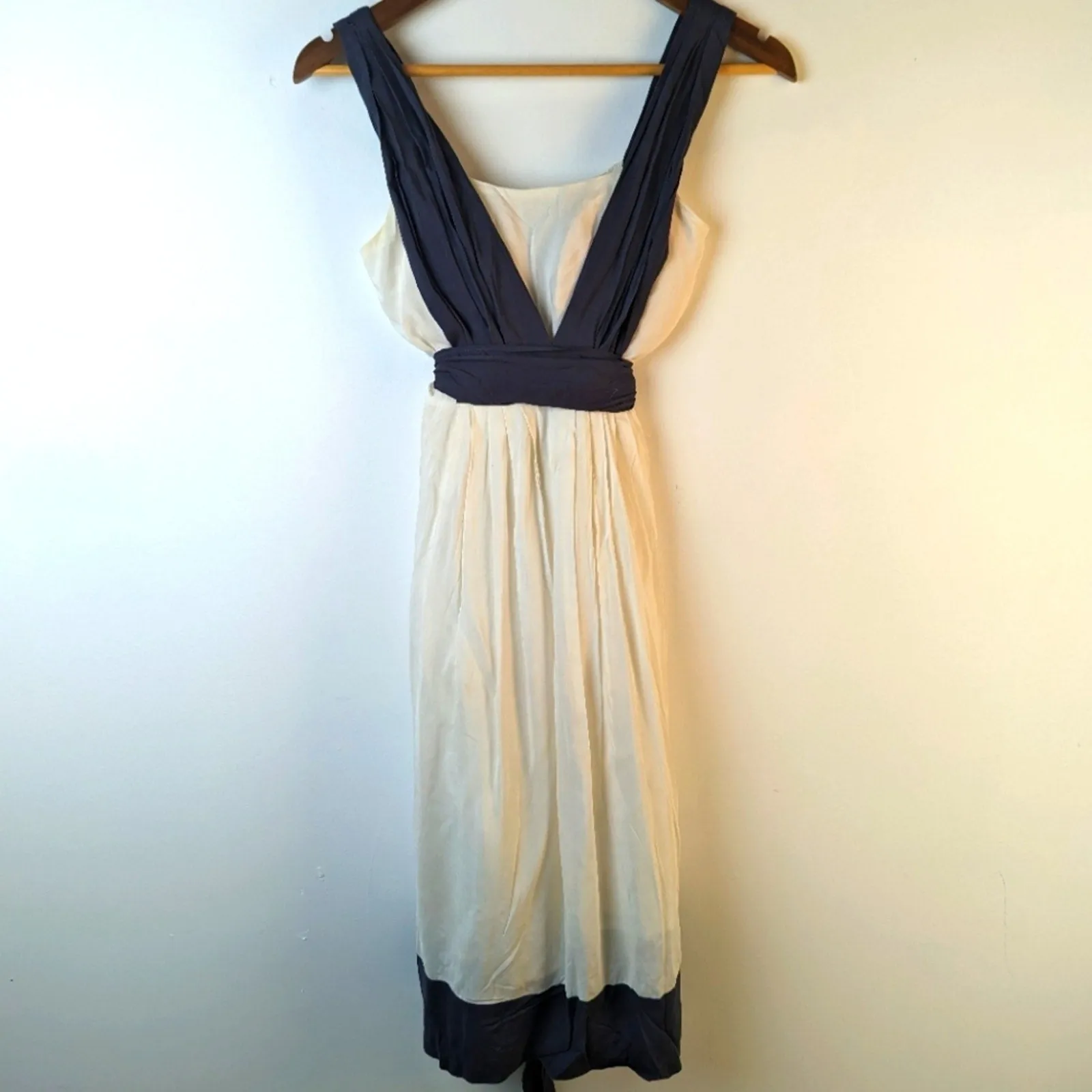 Orange Pinafore Dress - Medium