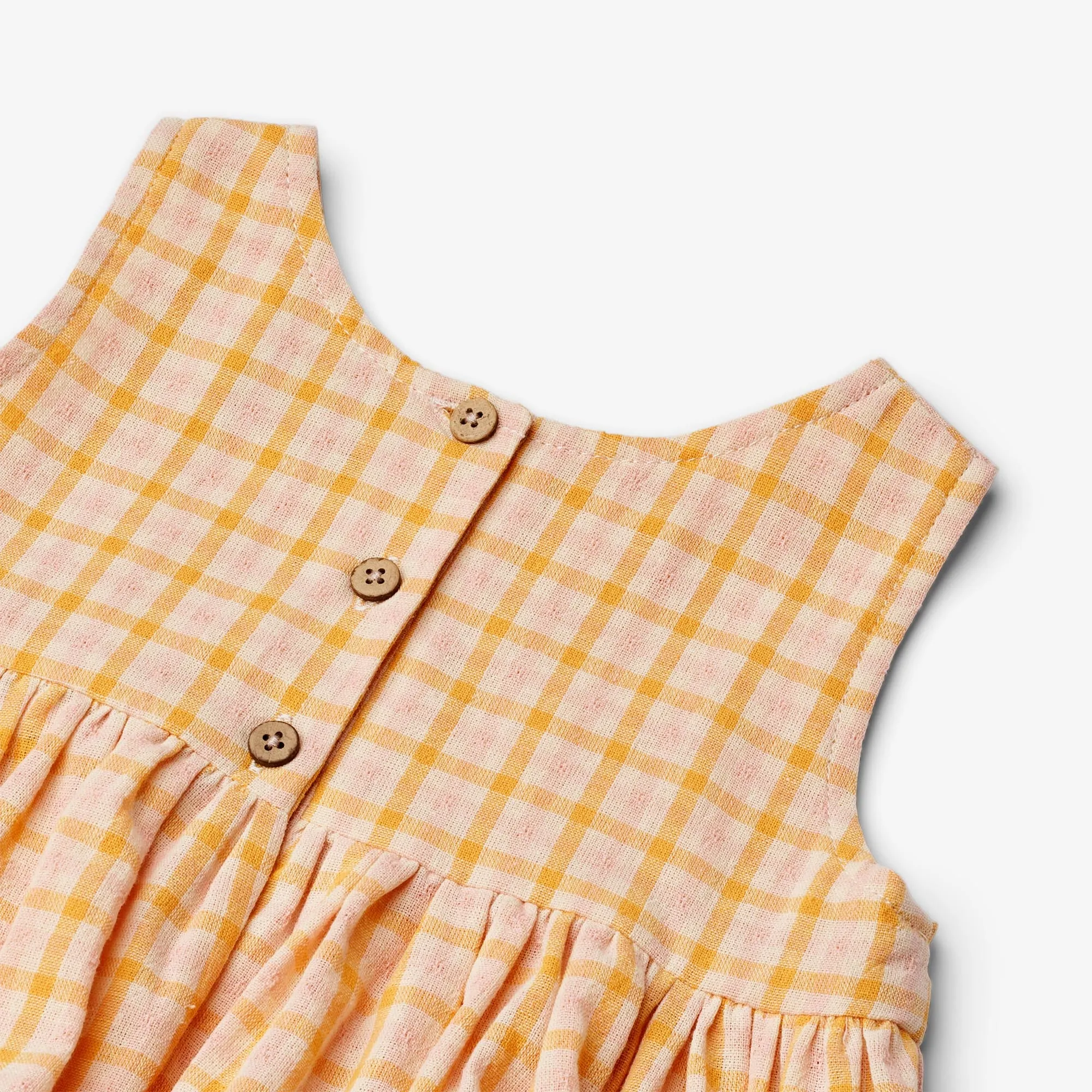 Pinafore Wrinkles Sienna - yellow check