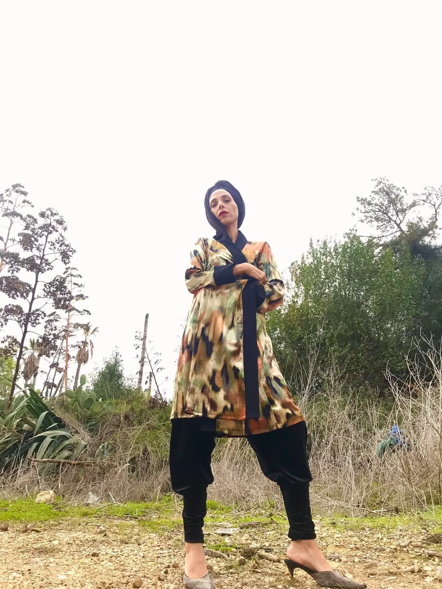Velvet Midi Kimono